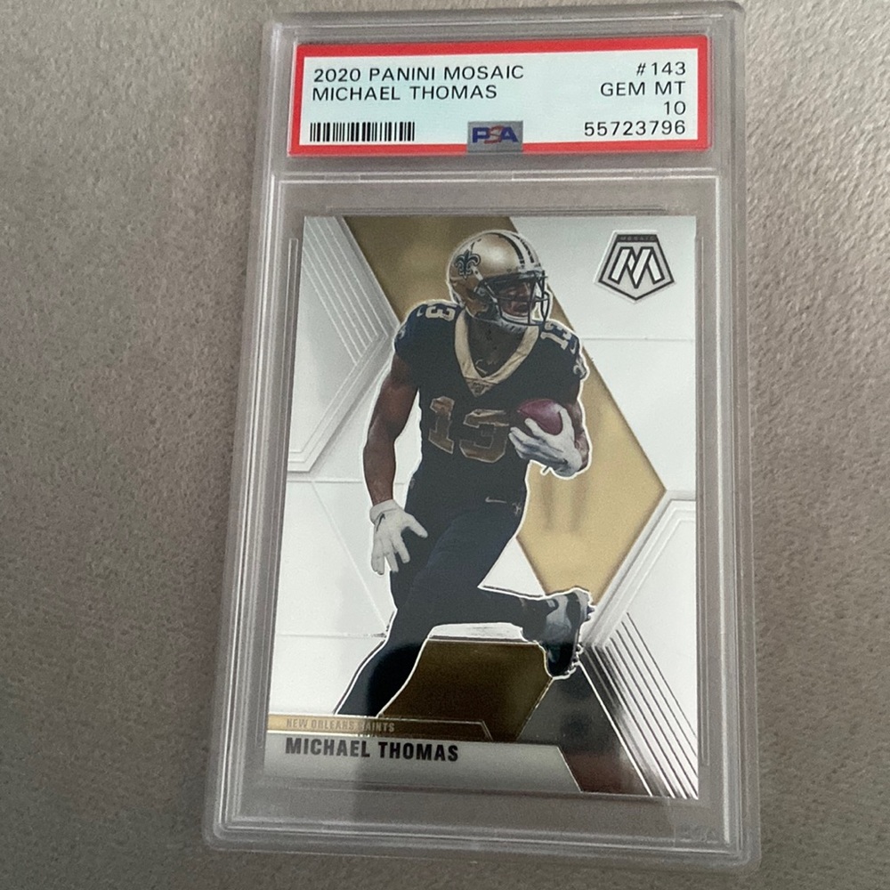 Michael Thomas PSA Gem MT 10 Panini Football Card